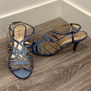 Crystal Blue High Heeled Shoes for Sale (8 / 8.5)